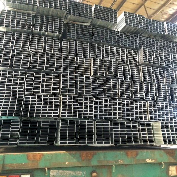 Mild Carbon Low Carbon Square Galvanized Structural ERW Rectangular Steel Pipe